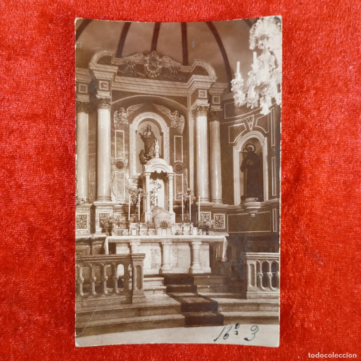 Fotograf&iacute;a antigua: FOTOGRAF&Iacute;A - IGLESIA SARRAL - ALTAR - TARRAGONA (SARREAL) - MAURICIO RAUD ESCULTOR ASTURIAS / 841