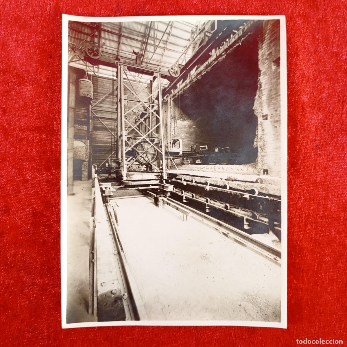 Fotograf&iacute;a antigua: FOTOGRAF&Iacute;A - J. FONT - L&Eacute;RIDA - INTERIOR DE UNA F&Aacute;BRICA INDUSTRIAL - MODERNISTA - C. 1900 / 879