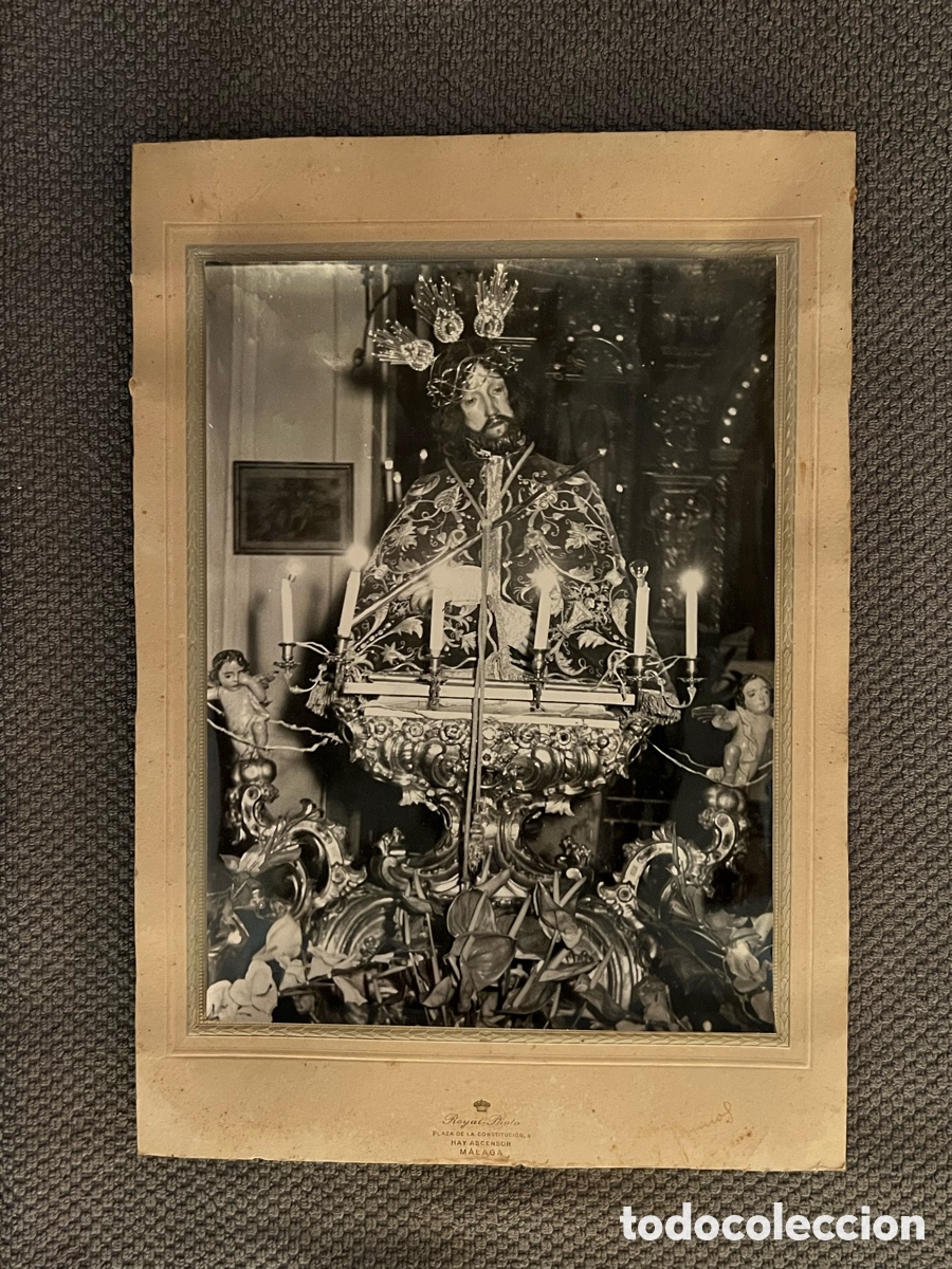 Fotograf&iacute;a antigua: NTRO PADRE JES&Uacute;S DE LAS PENAS, Patr&oacute;n y Alcalde Perpetuo del municipio de Encinas Reales (C&oacute;rdoba)