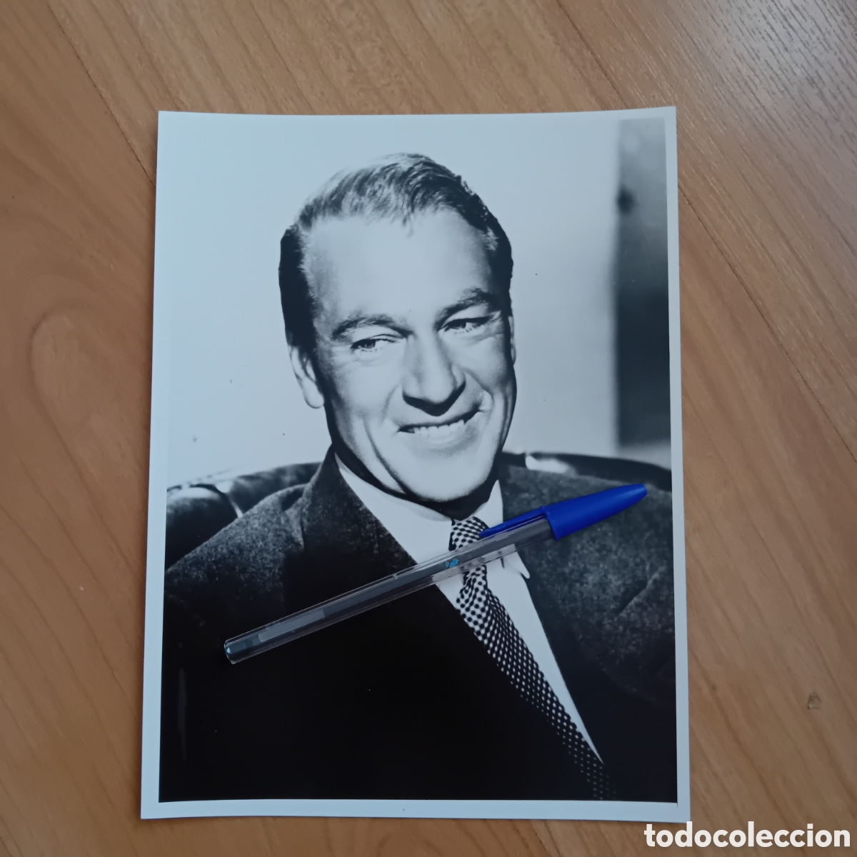 Fotograf&iacute;a antigua: GARY COOPER. REPRODUCCI&Oacute;N A&Ntilde;OS 70S