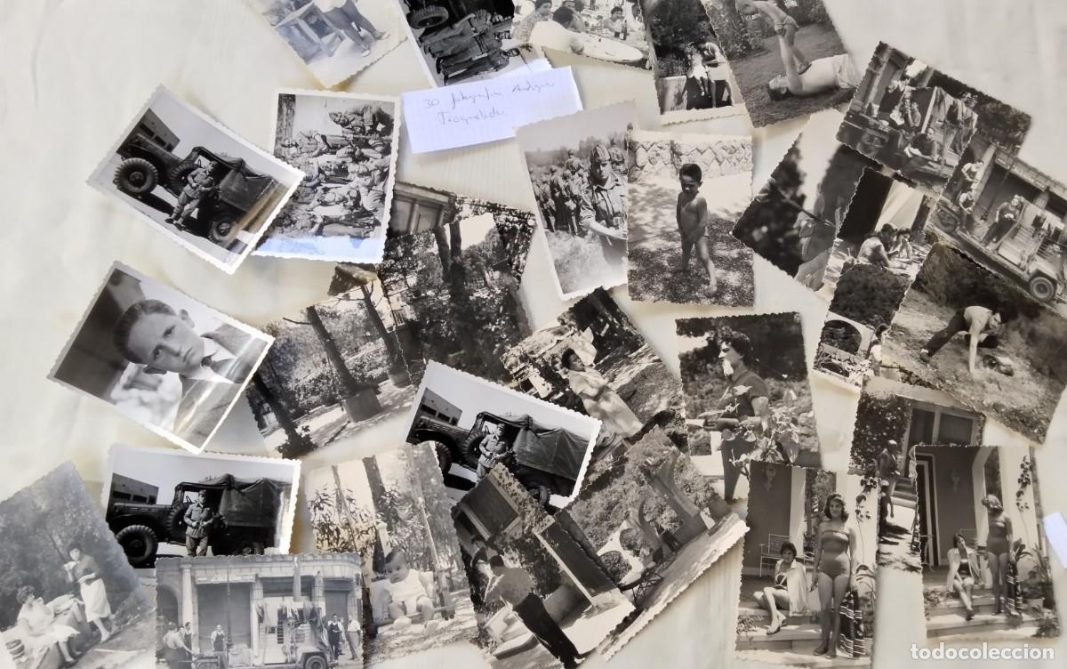 Fotograf&iacute;a antigua: LOTE DE 30 FOTOGRAFIAS ANTIGUAS TROQUELADAS , MEDIDAS APROX 10,7,5 CTM , VER COMPOSICION