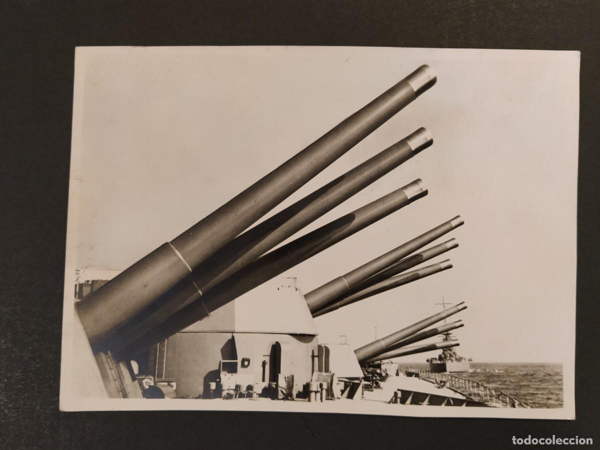 Fotograf&iacute;a antigua: ARTILLERIA HMS RODNEY - FOTOGRAFIA DE PRENSA O EDITORIAL -(K-16.133)