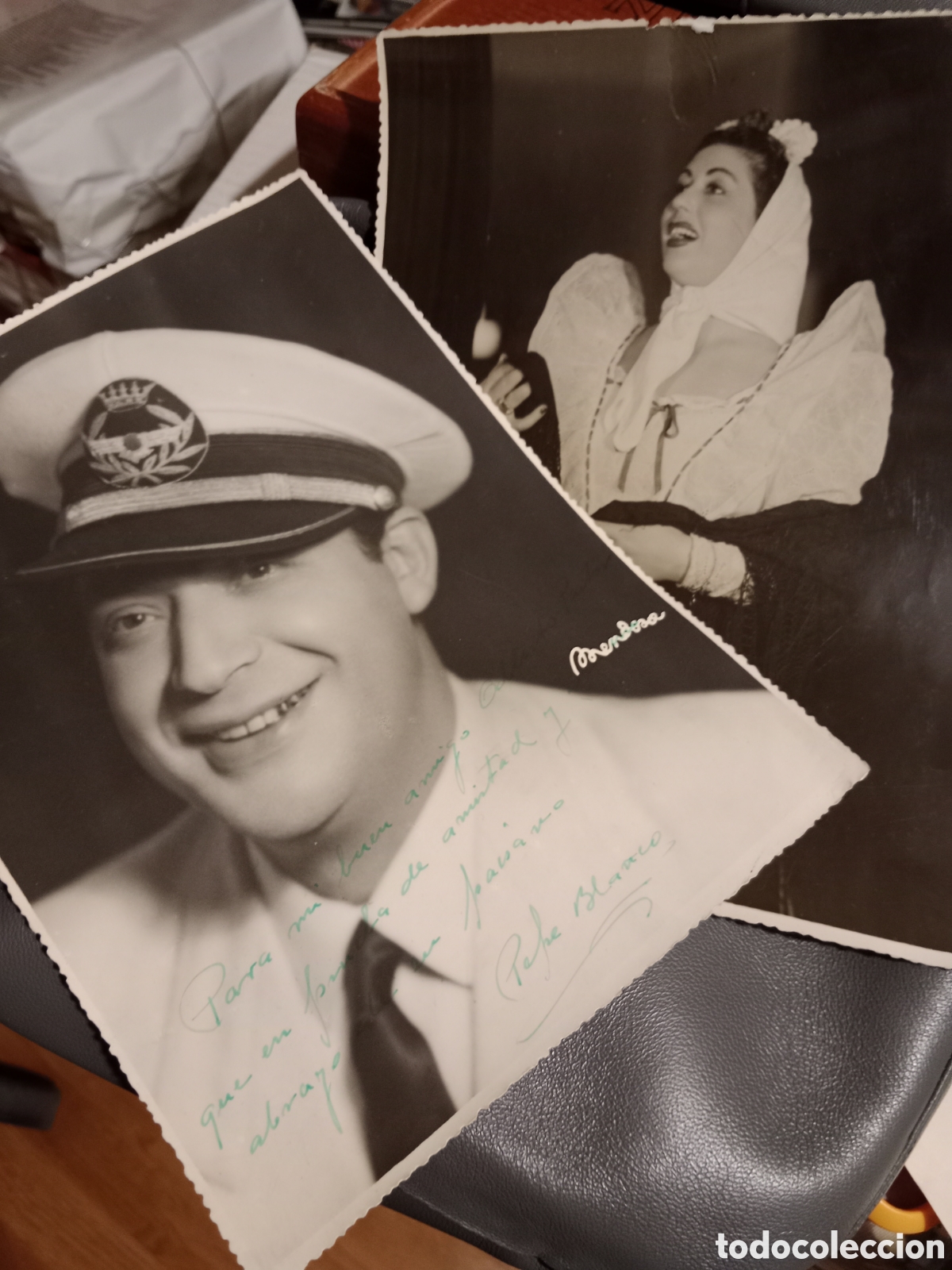 Fotograf&iacute;a antigua: Pepe Blanco y Carmen Morell