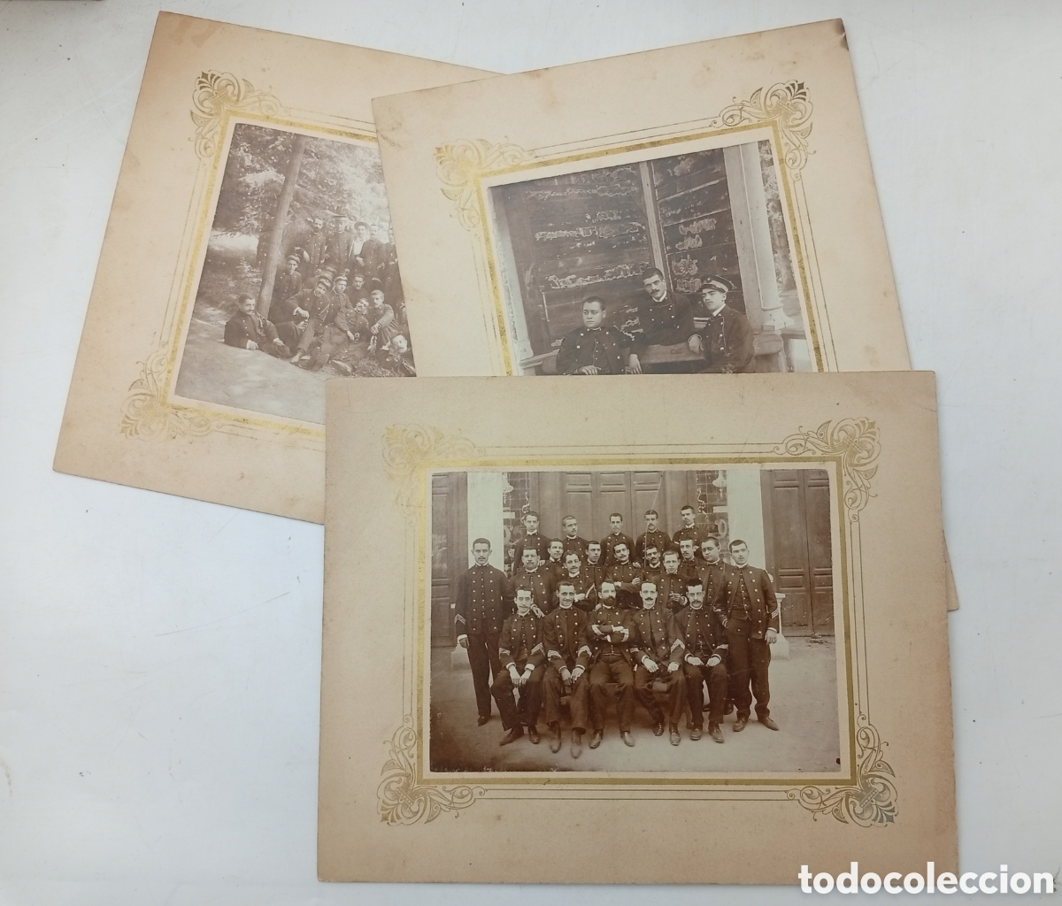 Antique Photography: Tres fotograf&iacute;as militares principios XX sin datos