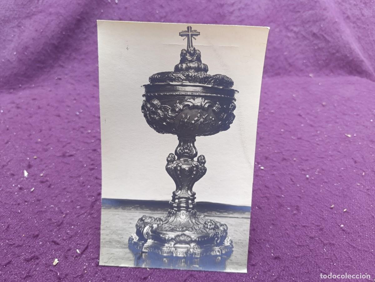Fotografia antica: Antigua fotograf&iacute;a de Archivo, C&oacute;rdoba, detalle en Mezquita-Catedral, Prensa Gr&aacute;fica, sello al dorso