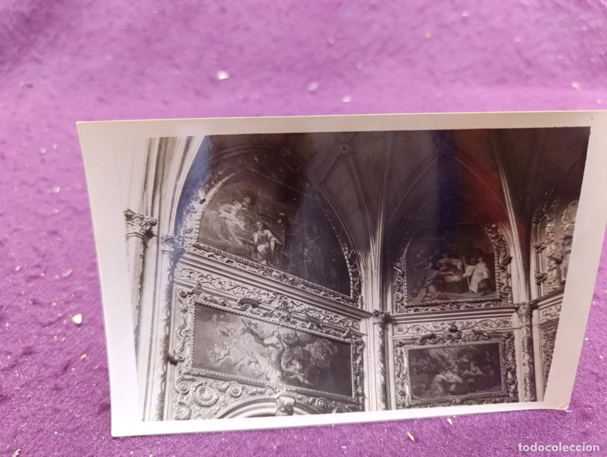 Fotografia antica: Antigua fotograf&iacute;a de Archivo, Catedral de Almer&iacute;a, frescos, Foto Gudiol, sellos al dorso