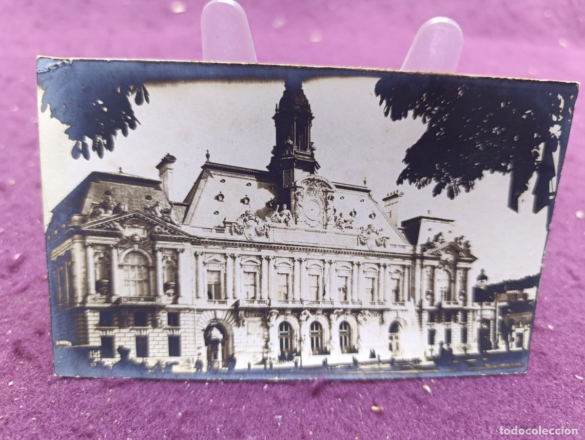 Fotograf&iacute;a antigua: Antigua fotograf&iacute;a en b/n o sepia, Tours, Ayuntamiento