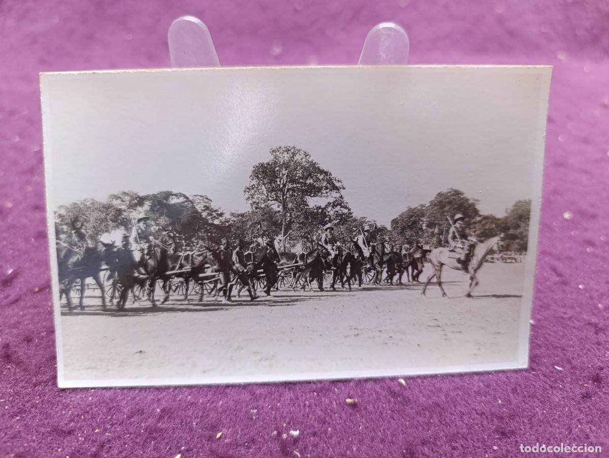 Fotografia antica: Antigua fotograf&iacute;a en b/n o sepia, 1927, Desfile Militar, Congo Belga