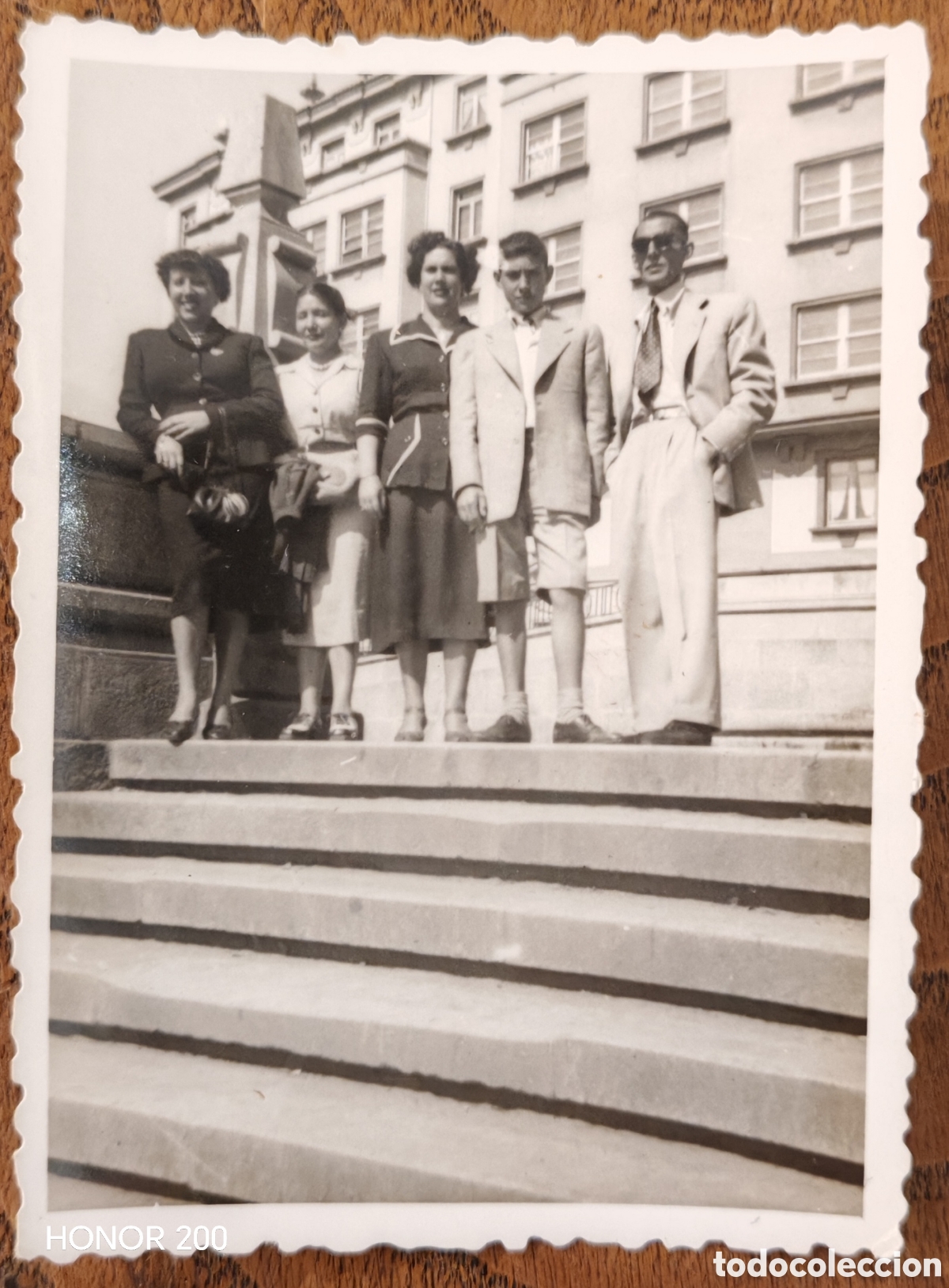Fotograf&iacute;a antigua: Foto - Escalinata Delegaci&oacute;n de Gobierno de Galicia. A Coru&ntilde;a 1955-60