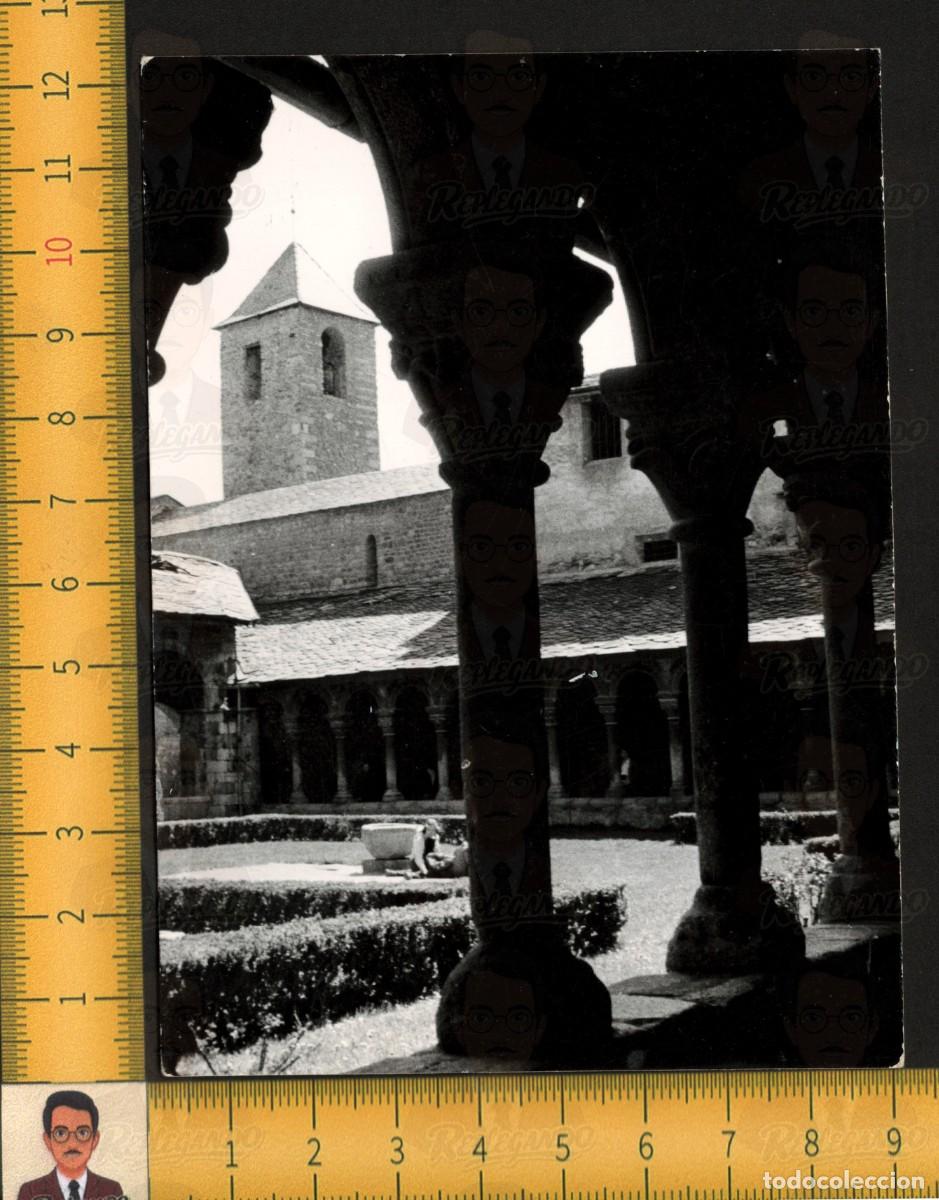 Fotograf&iacute;a antigua: LA SEU D'URGELL (LLEIDA): VISTA TORRE CAMPANARIO CLAUSTRO ROM&Aacute;NICO CATEDRAL / FOTO ANTIGUA A&Ntilde;OS 60