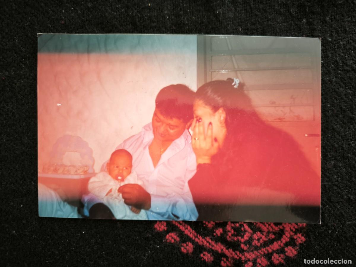 Fotografia antica: Antigua Fotograf&iacute;a Original &ndash; Madre Con Beb&eacute; En Brazos &ndash; Retrato Familiar Vintage
