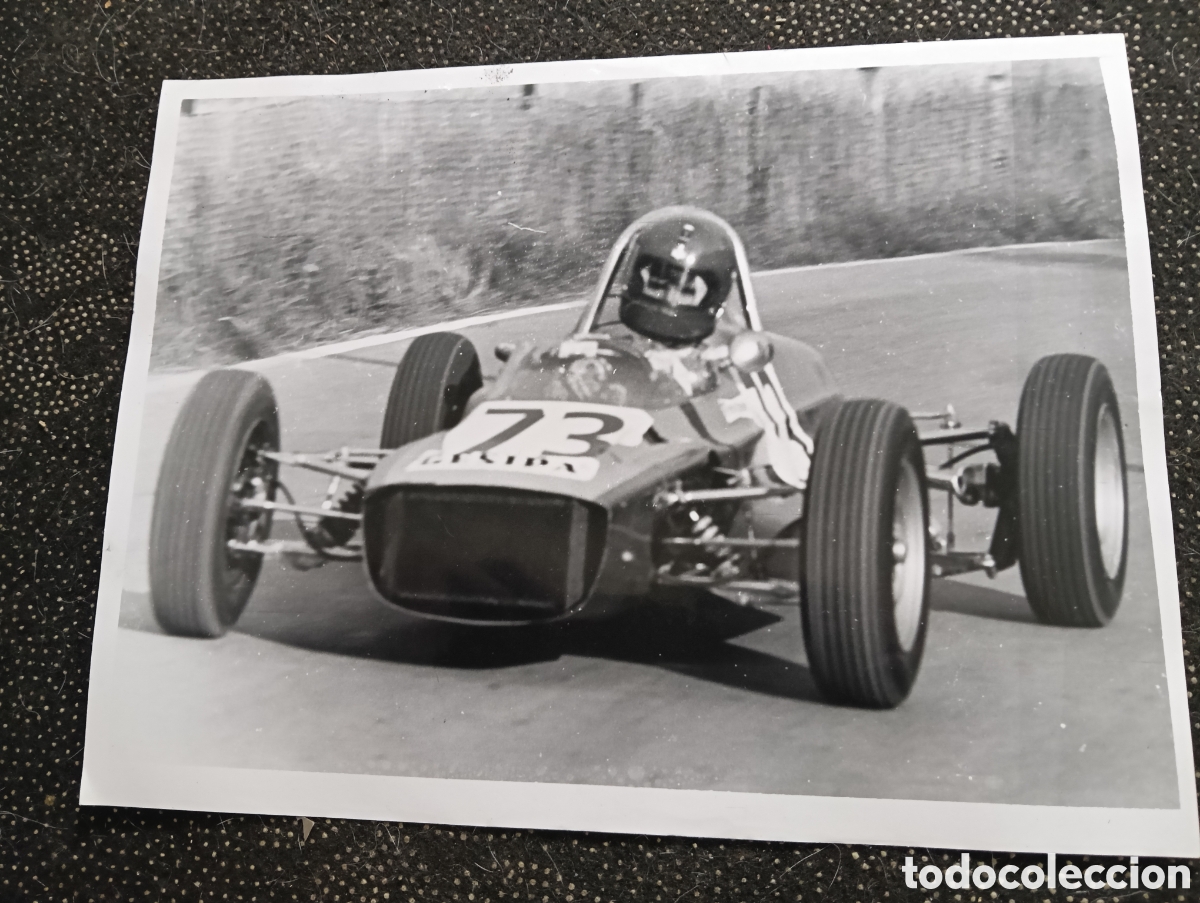Fotograf&iacute;a antigua: Fotograf&iacute;a de la Formula 1 Cuesta San Cugat - Tibidabo en el a&ntilde;o 1968 patrocinado por la Escuder&iacute;a C