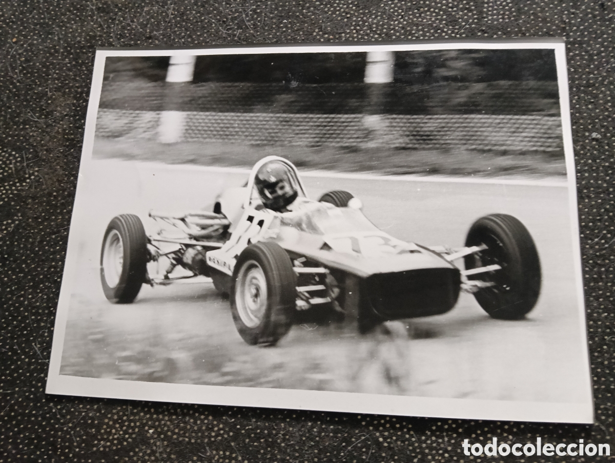 Fotograf&iacute;a antigua: Fotograf&iacute;a de la Formula 1 Cuesta San Cugat - Tibidabo en el a&ntilde;o 1968 patrocinado por la Escuder&iacute;a C