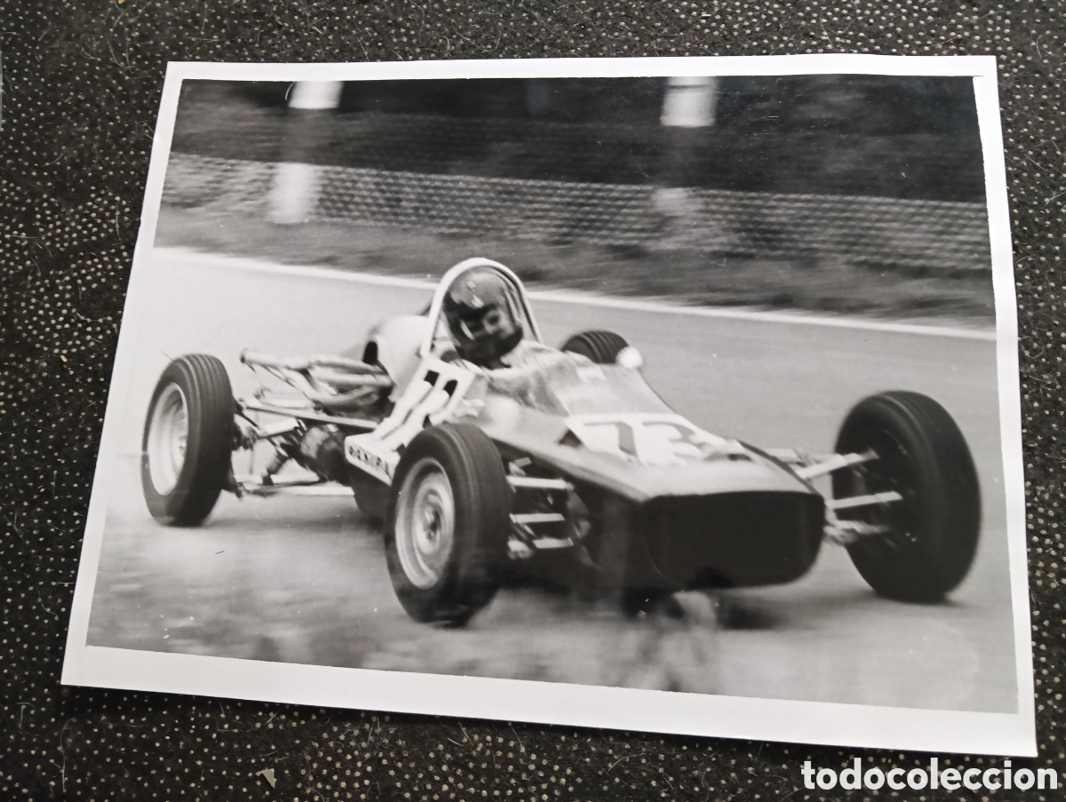 Fotograf&iacute;a antigua: Fotograf&iacute;a de la Formula 1 Cuesta San Cugat - Tibidabo en el a&ntilde;o 1968 patrocinado por la Escuder&iacute;a C