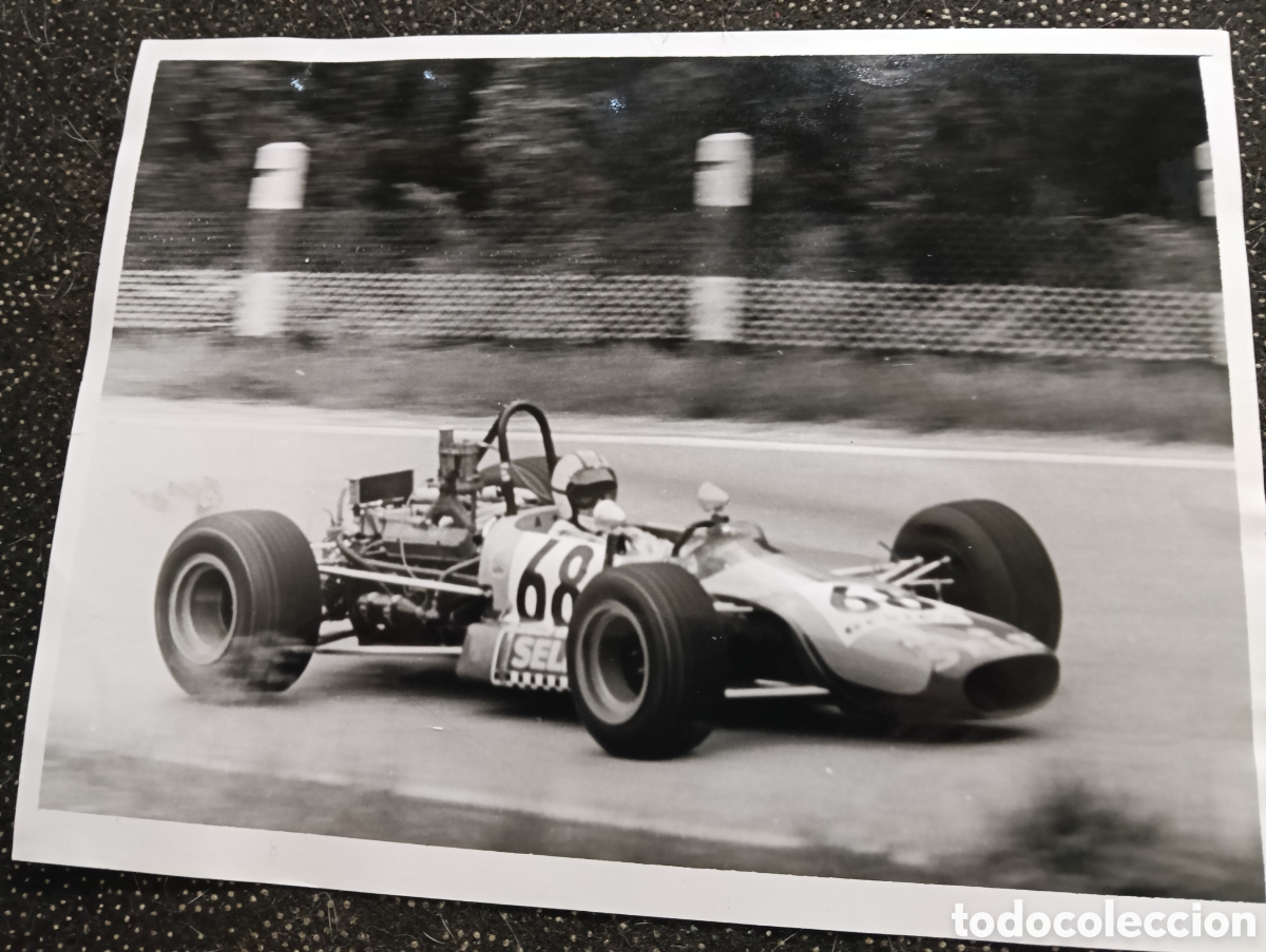 Fotograf&iacute;a antigua: Fotograf&iacute;a de la Formula 1 Cuesta San Cugat - Tibidabo en el a&ntilde;o 1968 patrocinado por la Escuder&iacute;a C