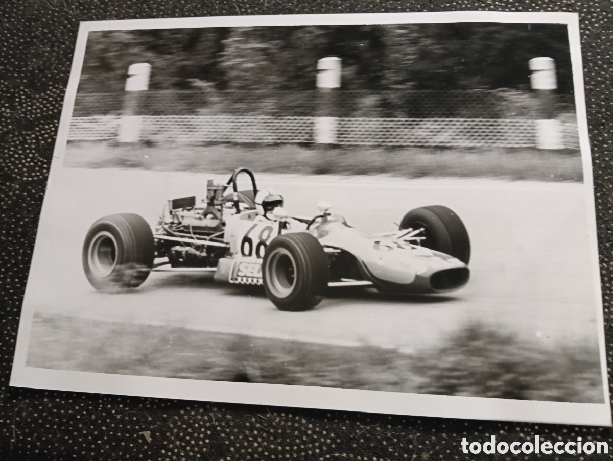 Fotograf&iacute;a antigua: Fotograf&iacute;a de la Formula 1 Cuesta San Cugat - Tibidabo en el a&ntilde;o 1968 patrocinado por la Escuder&iacute;a C