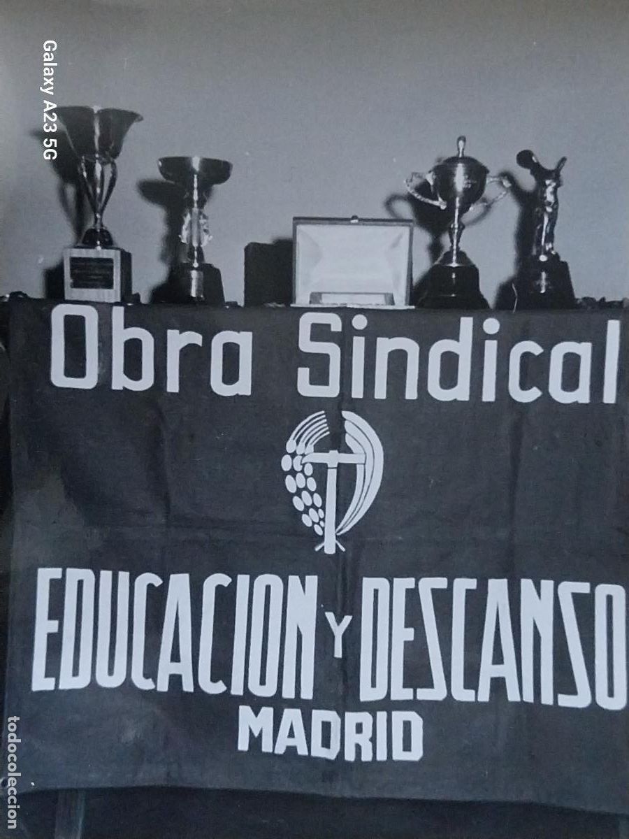 Fotograf&iacute;a antigua: OBRA SINDICAL MADRID EDUCACION Y DESCANSO FOTO EPOCA 17.7X12.8 CMS FOTO PARTICULAR POLITICO SINDICA