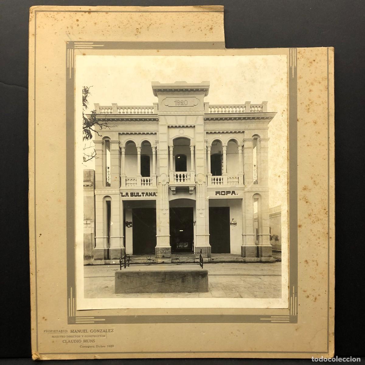 Fotograf&iacute;a antigua: FOTOGRAFIA -LA SULTANA - ROPA - EDIFICIO MODERNISTA 1920 CAMAGUEY - CLAUDIO MUNS CONSTRUCTOR / 5244