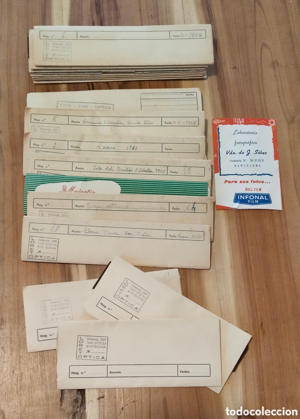 Fotografia antica: Lote de 586 negativos a&ntilde;os 50.