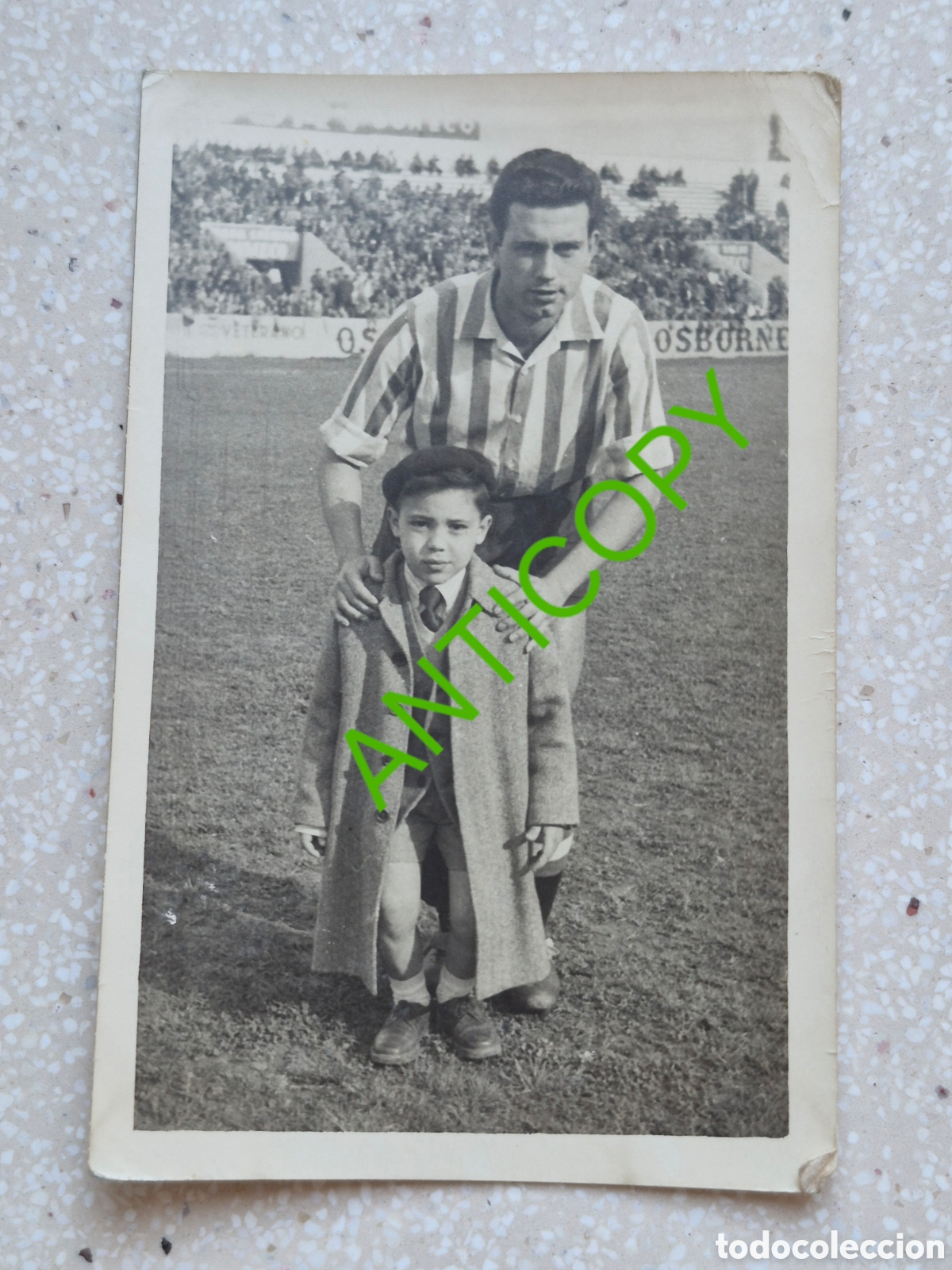 Fotograf&iacute;a antigua: Fotograf&iacute;a Foto Original PORTU Real Betis Balompi&eacute; - 20 - Febrero - 1955 - 14 x 9 cm. - Excelente .