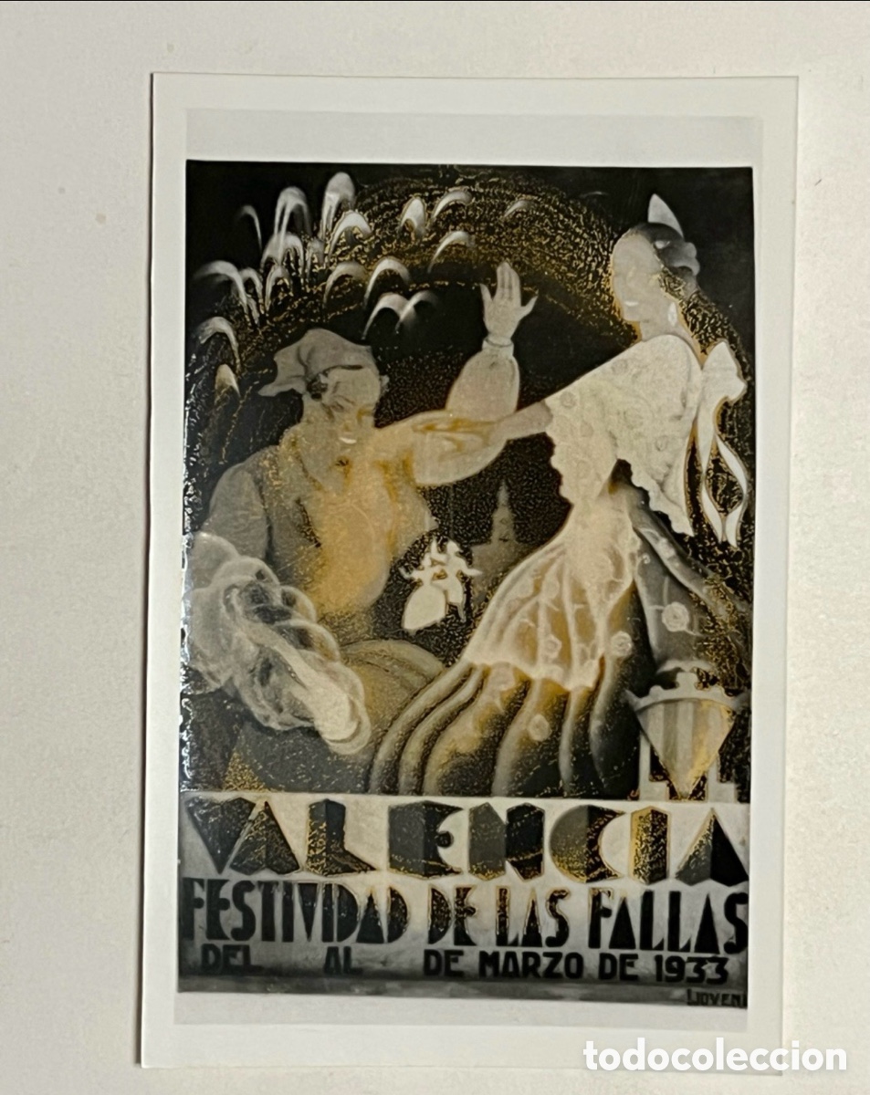 Fotografia antica: FALLAS (a.1933) Exposici&oacute;n carteles Fiestas.. Fotograf&iacute;a tomada por un apasionado coleccionista
