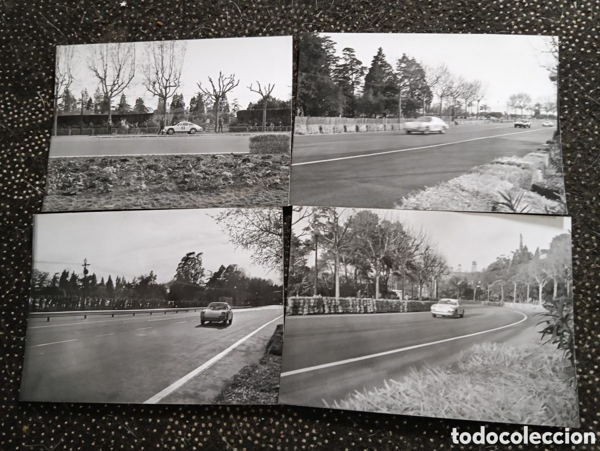 Fotograf&iacute;a antigua: 4 fotos - 1972 Rally subida San Cugat - Tibidabo Seat 850 Coup&eacute; Conductor: Jos&eacute; Mar&iacute;a Forrellad Fot