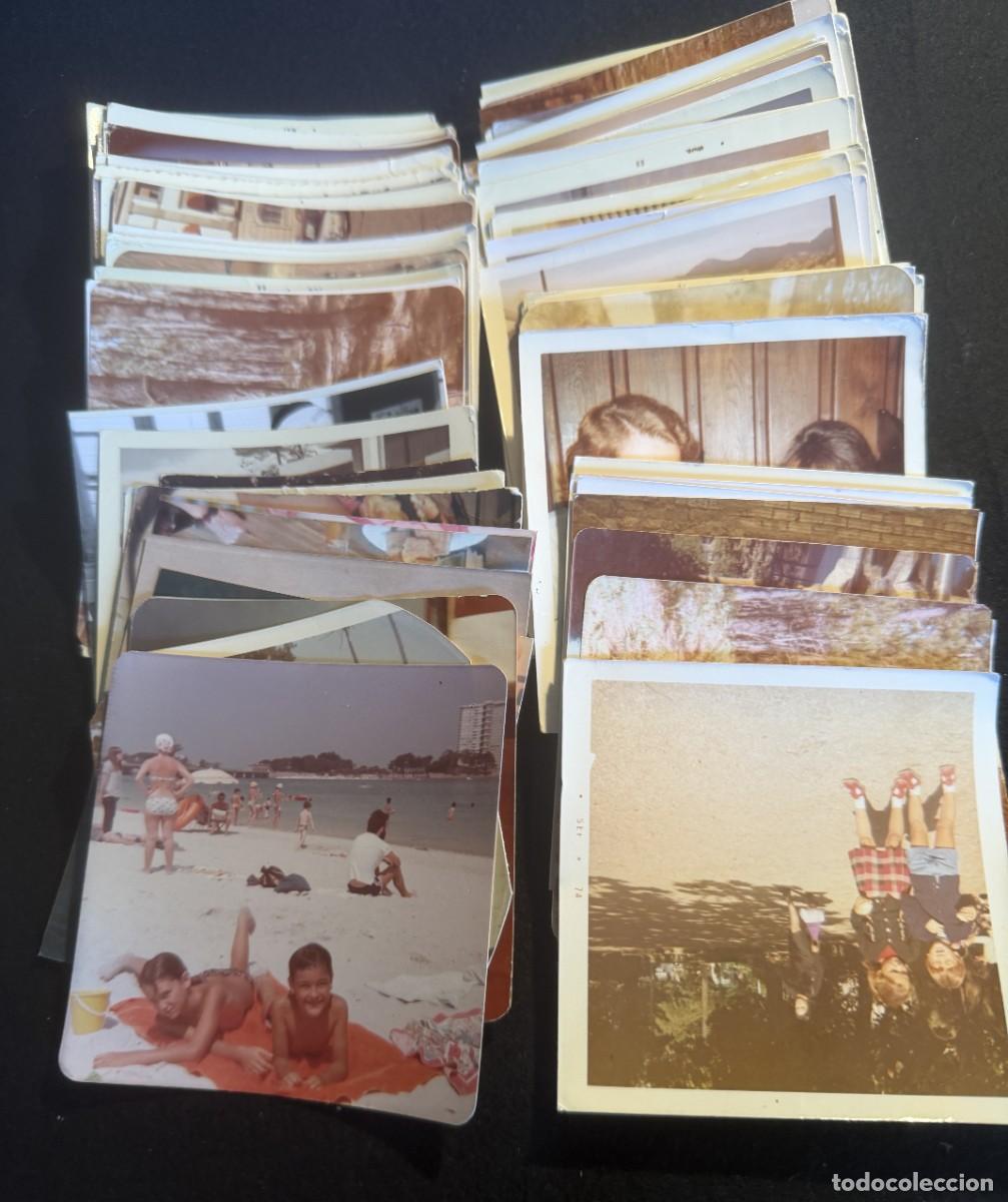 Fotograf&iacute;a antigua: 100 FOTOGRAFIAS FAMILIARES ANTIGUAS Y VARIADAS EN COLOR MIDEN ENTRE 9,5 X 9,5 NUEVAS