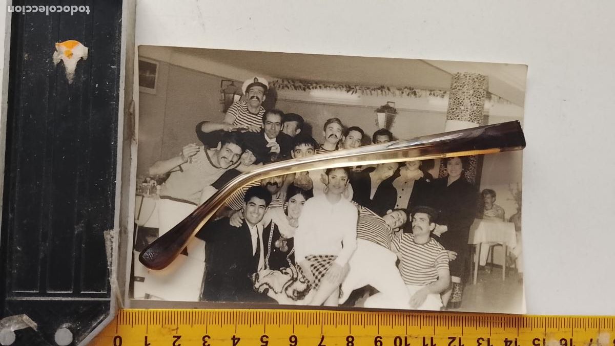 Fotograf&iacute;a antigua: MAGNIFICA FOTOGRAFIA ANTIGUA ORIGINAL DEL CARNAVAL DE CADIZ INEDITA AGRUPACION HAGA SU OFERTA