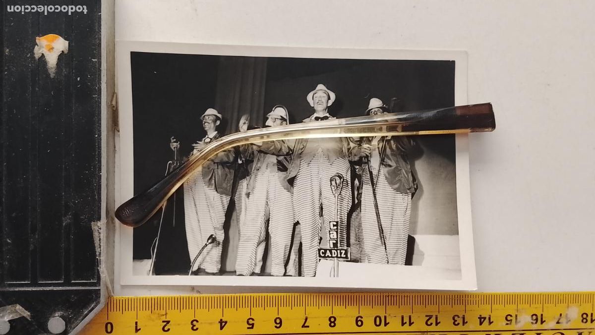 Fotograf&iacute;a antigua: MAGNIFICA FOTOGRAFIA ANTIGUA ORIGINAL DEL CARNAVAL DE CADIZ INEDITA AGRUPACION HAGA SU OFERTA