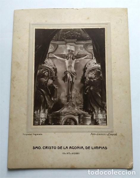 Antique Photography: Cristo de la Agon&iacute;a, de Limpias (Santander) Foto Leoncio