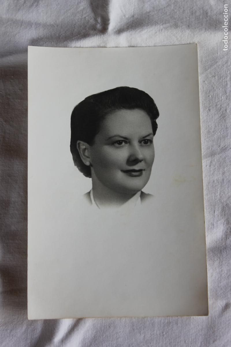 Fotograf&iacute;a antigua: FOTO DISE&Ntilde;O SE&Ntilde;ORITA DE PERFIL