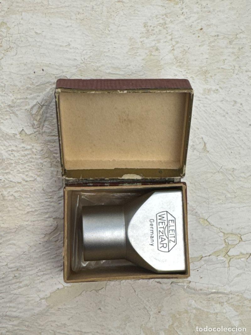 Fotograf&iacute;a antigua: Leica SBLOO 3,5 cm &ndash; Visor original E. Leitz Wetzlar + caja de &eacute;poca