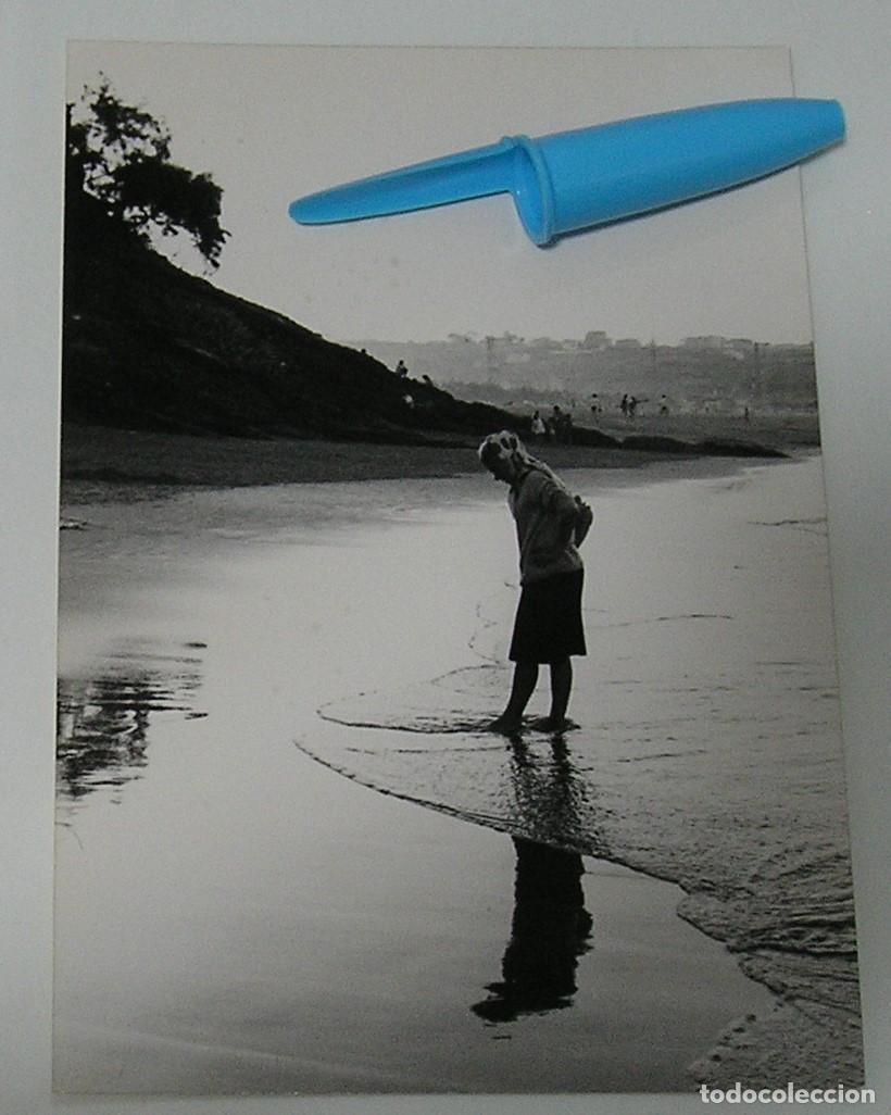 Fotograf&iacute;a antigua: ANTIGUA FOTO FOTOGRAFIA PLAYA DEL SARDINERO SANTANDER A&Ntilde;OS 60 (26-10)