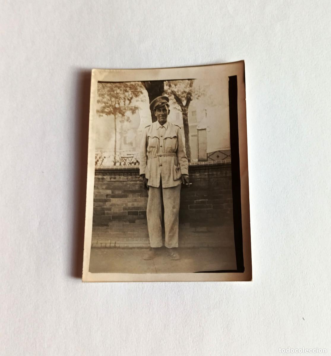 Fotograf&iacute;a antigua: Fotograf&iacute;a antigua Oficios - Operario de Limpieza P&uacute;blica / Barrendero de Sevilla - A&ntilde;os 40/50
