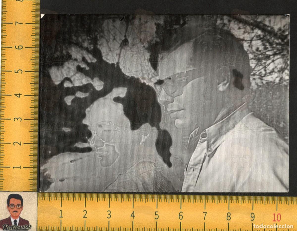 Fotograf&iacute;a antigua: RETRATO PAREJA PSICOD&Eacute;LICO DOBLE EXPOSICI&Oacute;N ROSTROS SUPERPUESTOS - FOTO ANTIGUA ART&Iacute;STICA A&Ntilde;OS 60