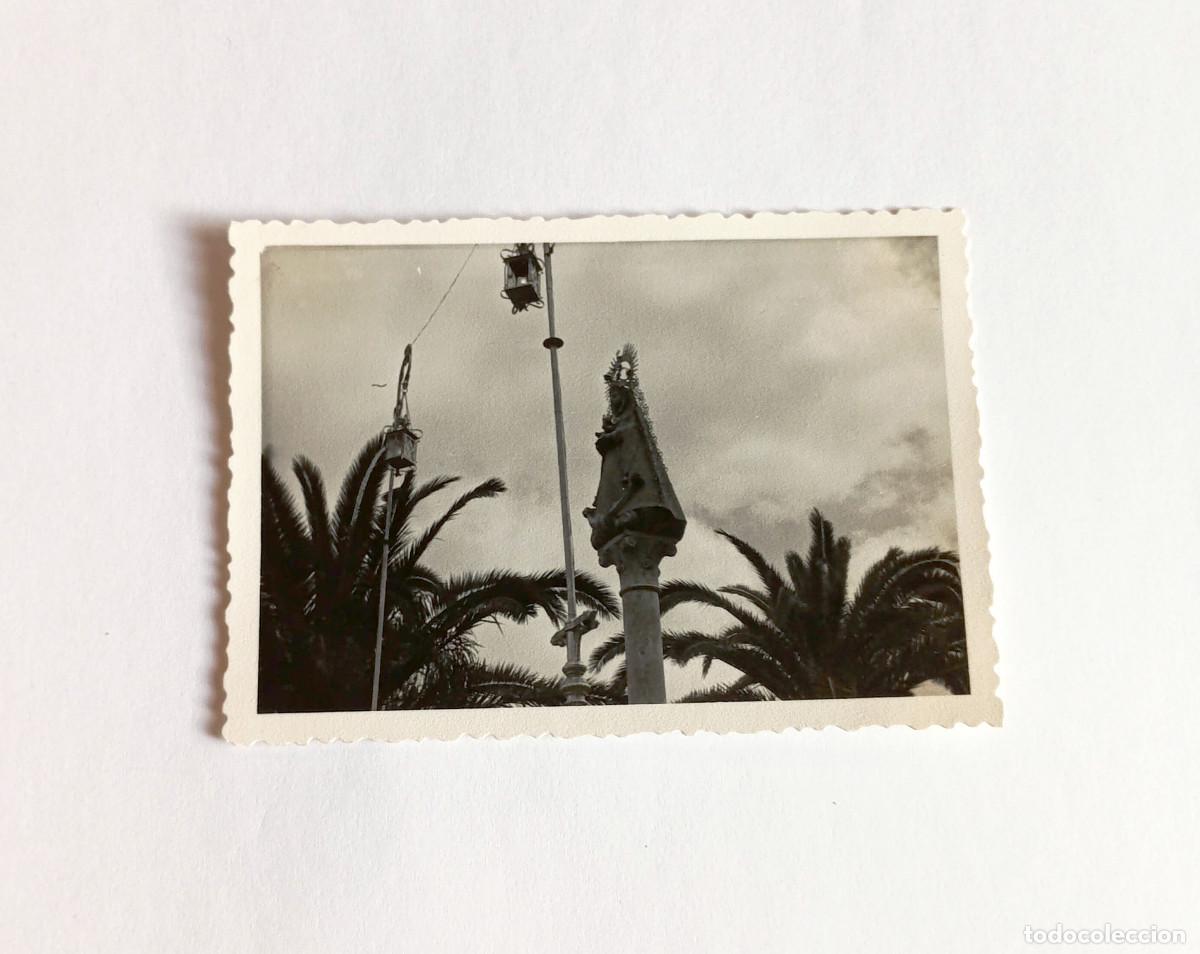 Fotograf&iacute;a antigua: Fotograf&iacute;a antigua - Monumento a la Virgen del Roc&iacute;o, Almonte (Huelva) - A&ntilde;o 1959