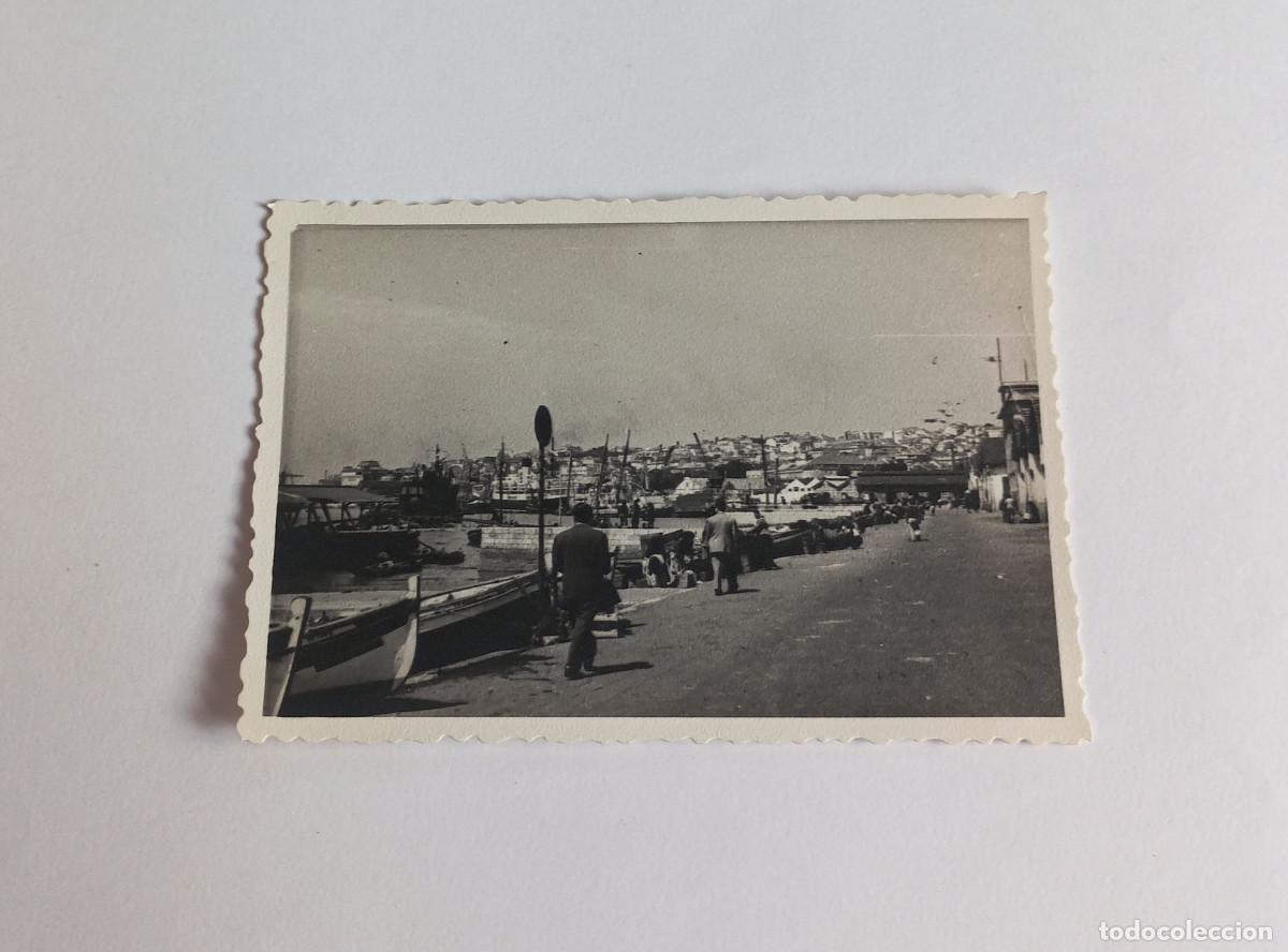 Fotograf&iacute;a antigua: Fotograf&iacute;a antigua - Puerto de Lisboa (Portugal) - A&ntilde;o 1958