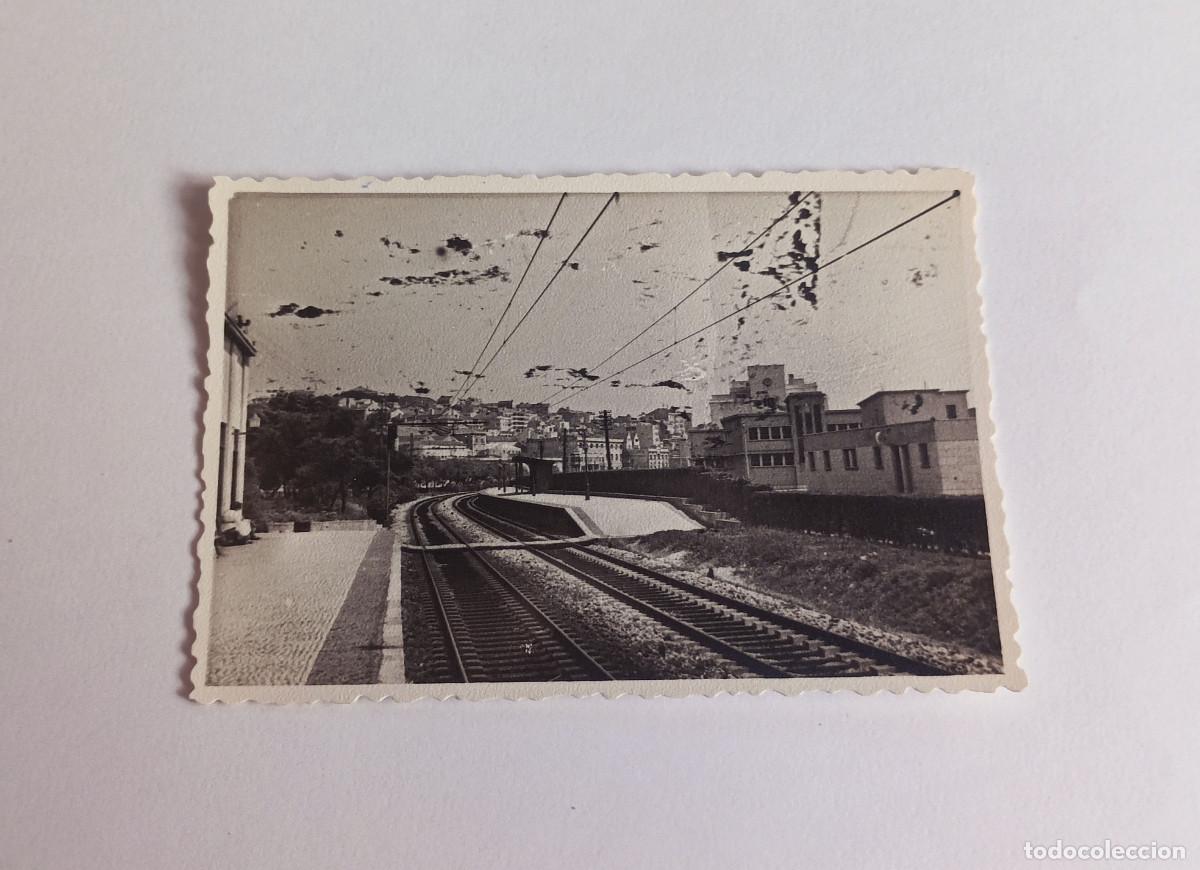 Fotograf&iacute;a antigua: Fotograf&iacute;a antigua - Estaci&oacute;n de tren de Lisboa (Portugal) - A&ntilde;o 1958