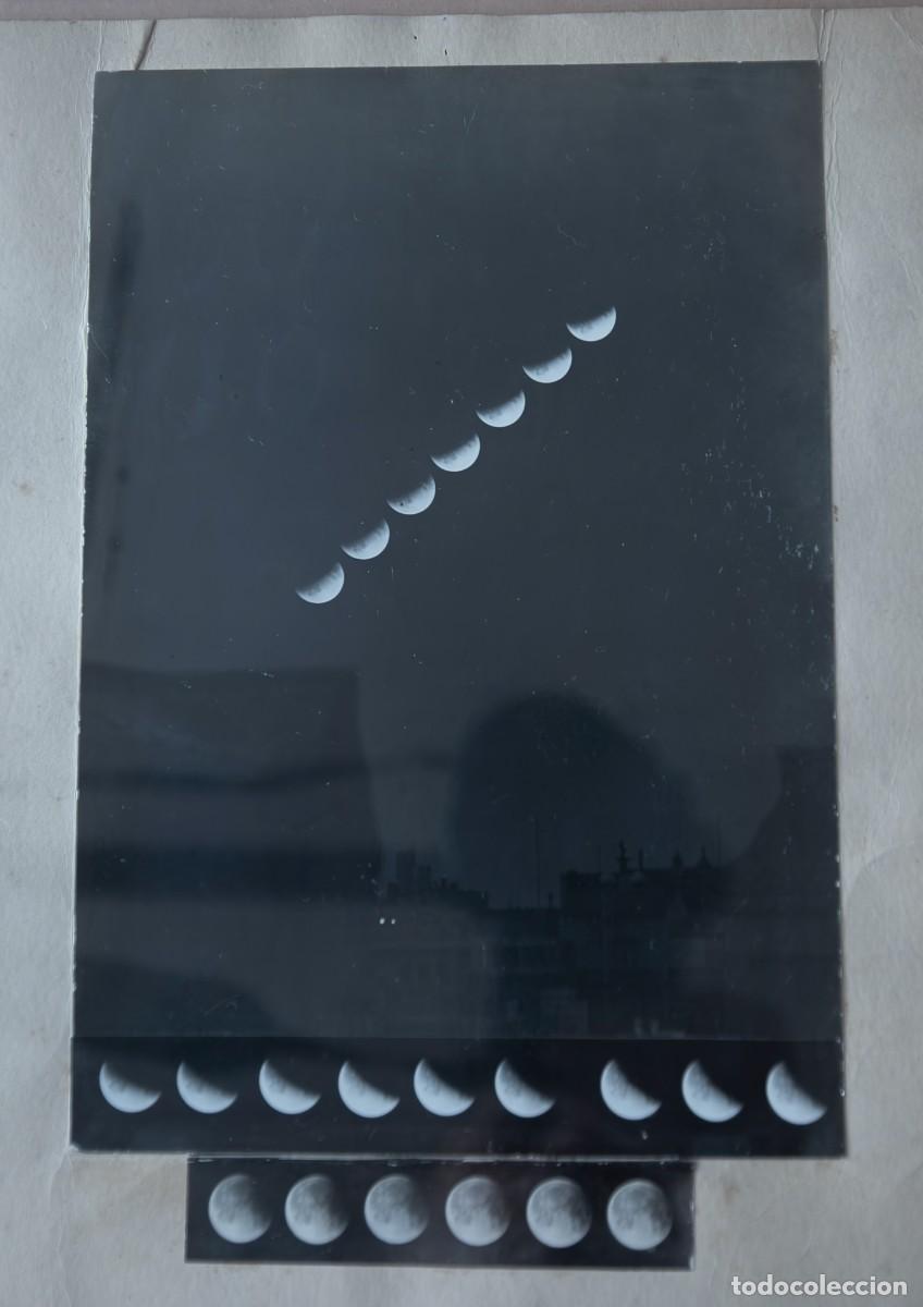 Fotograf&iacute;a antigua: Fotograf&iacute;a eclipse lunar 1952 - Barcelona - Foto 2