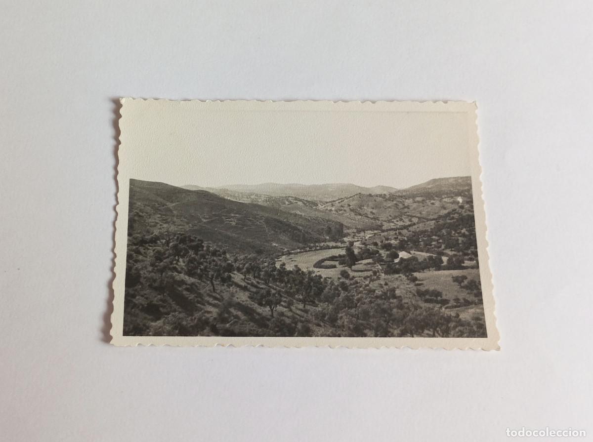Fotograf&iacute;a antigua: Fotograf&iacute;a antigua - Paisaje de la Sierra Norte de Sevilla, en Sierra Morena (Espa&ntilde;a) - A&ntilde;o 1958