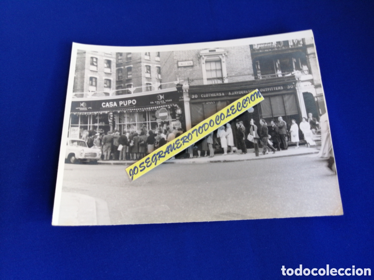 Fotograf&iacute;a antigua: INGLATERRA - CASA PUPO - A&Ntilde;O 1965 FOTOGRAF&Iacute;A ANTIGUA SIGLO PASADO