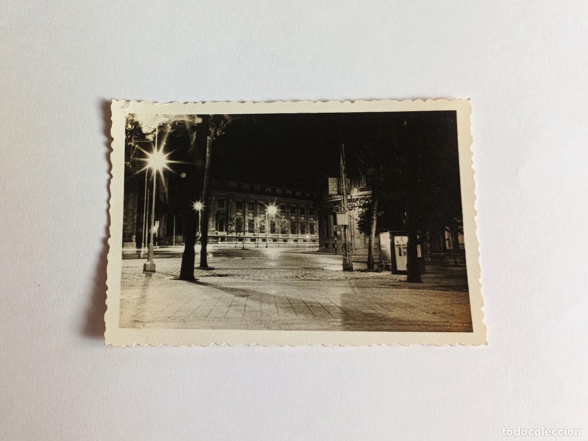 Fotograf&iacute;a antigua: Fotograf&iacute;a antigua - Imagen nocturna de la actual Avenida de la Constituci&oacute;n (Sevilla) - 1959