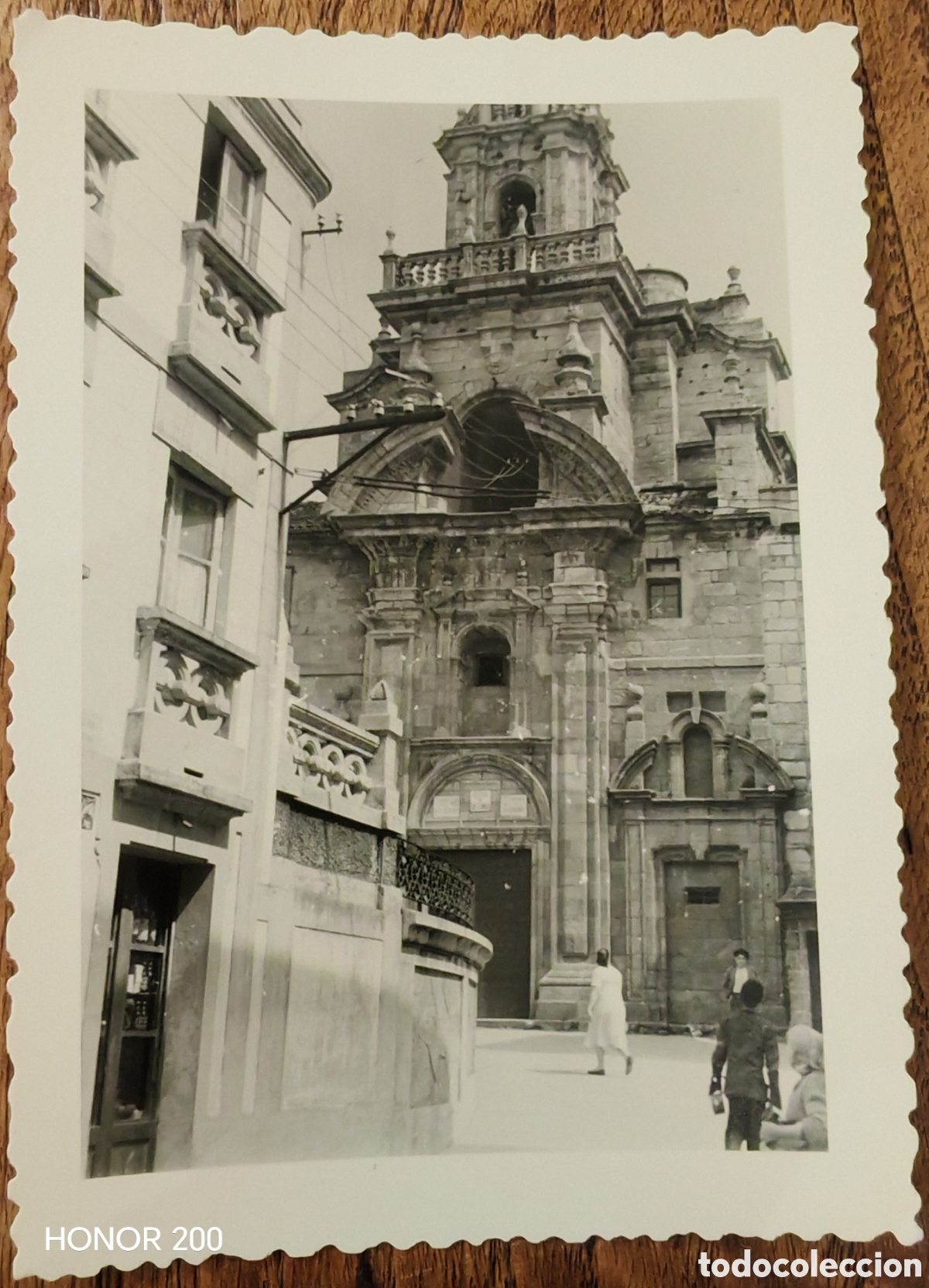 Fotograf&iacute;a antigua: Foto - Iglesia de Santo Domingo - A Coru&ntilde;a. A&ntilde;os 50