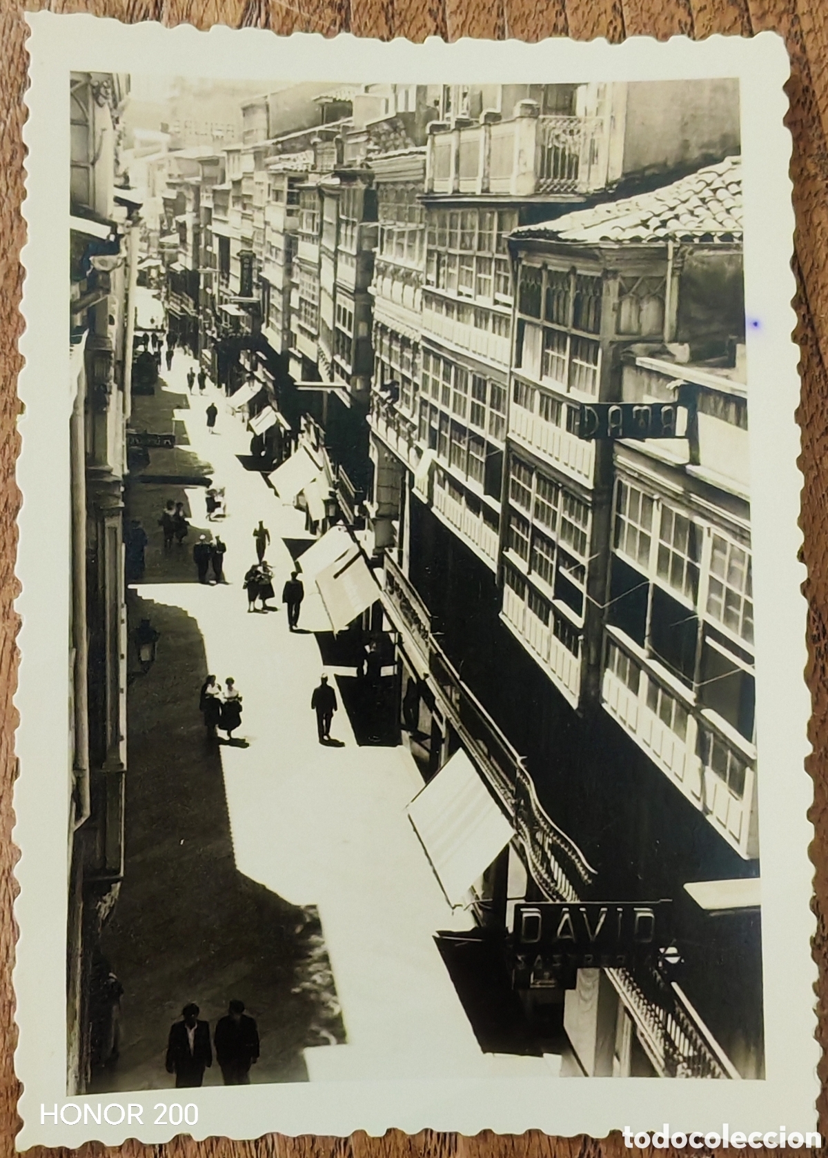 Fotograf&iacute;a antigua: Foto - Calle Real - A Coru&ntilde;a. A&ntilde;os 50