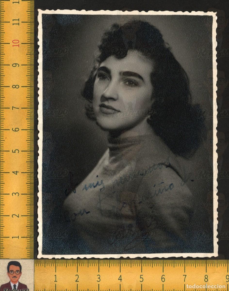 Fotograf&iacute;a antigua: BELLA MUJER JOVEN GUAPA - RETRATO ESTUDIO BELLEZA FEMENINA - FOTOGRAF&Iacute;A ANTIGUA A&Ntilde;O 1959 SEVILLA