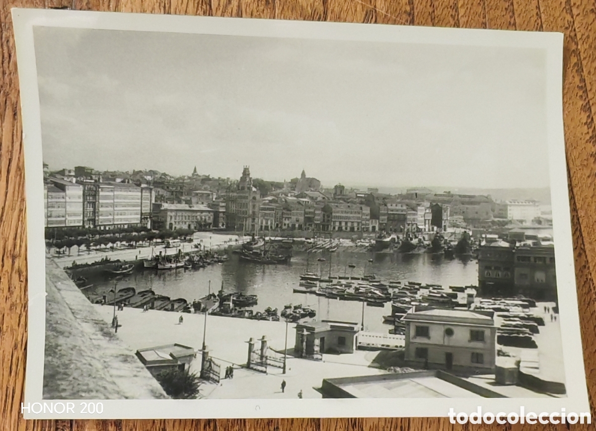 Fotograf&iacute;a antigua: Foto - D&aacute;rsena de la Marina - A Coru&ntilde;a. A&ntilde;os 50 -60