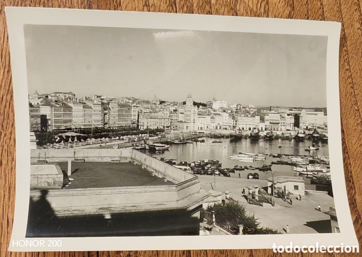Fotograf&iacute;a antigua: Foto - D&aacute;rsena de la Marina - A Coru&ntilde;a. A&ntilde;os 50-60