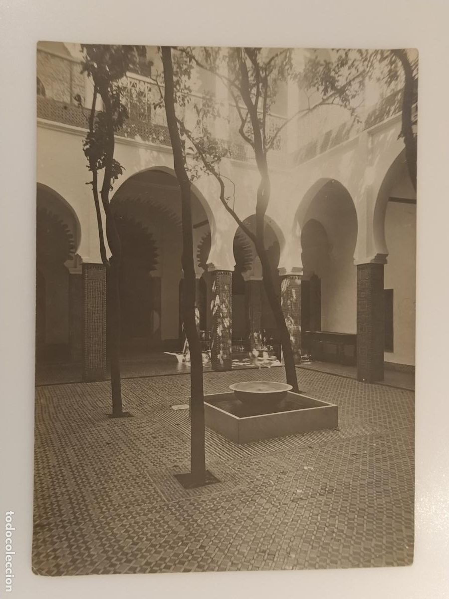 Fotograf&iacute;a antigua: TETUAN - PATIO DE LA CASA ERZINI - FOTOGRAFIA ANTIGUA -(K-16.149)