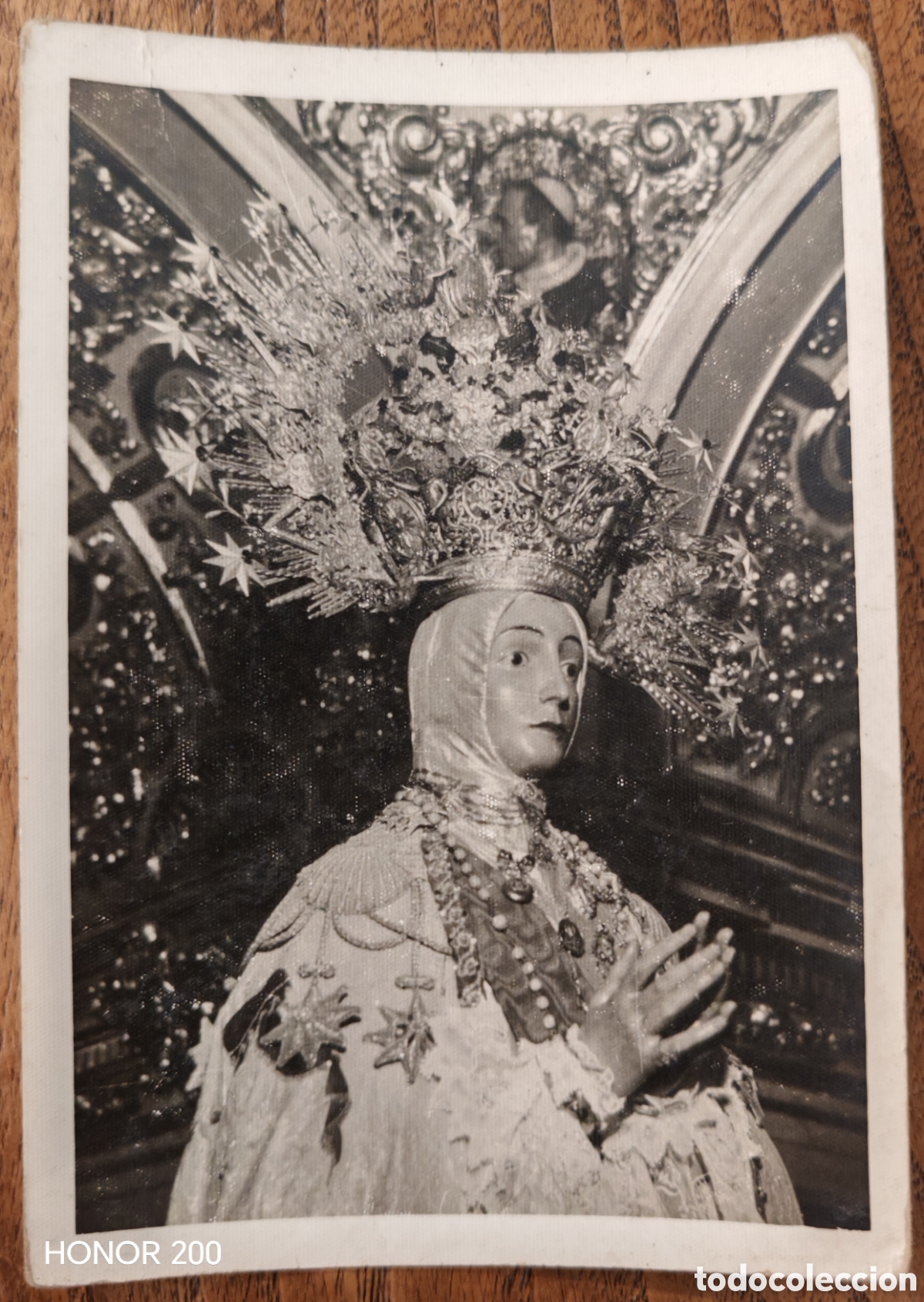 Fotograf&iacute;a antigua: Foto - Virgen de la Asunci&oacute;n. Mare de Deu - Alicante A&ntilde;os 50 -60