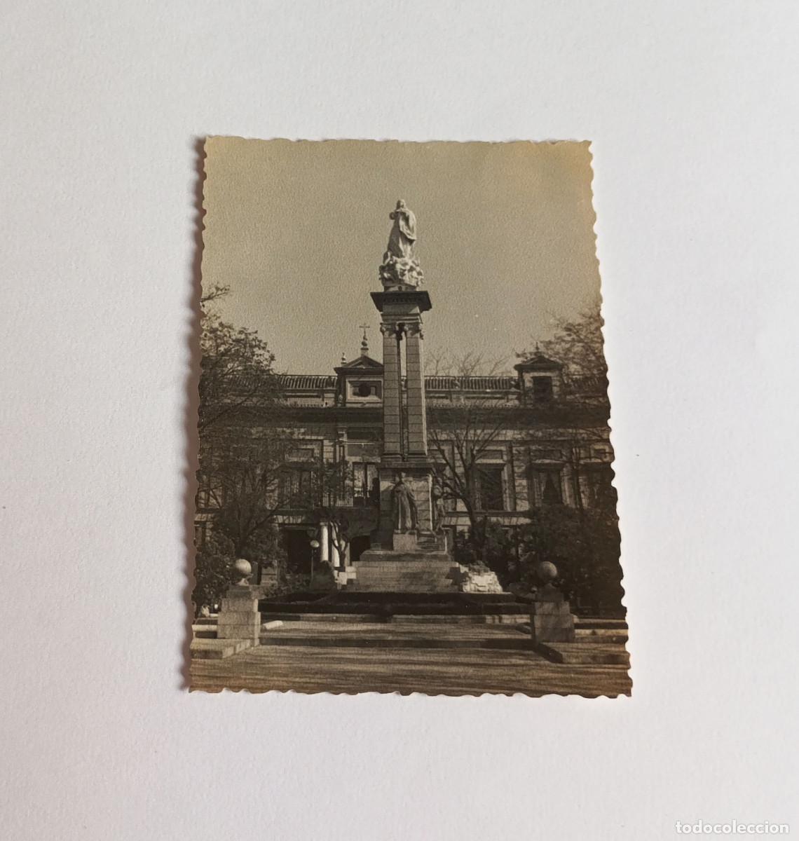 Fotograf&iacute;a antigua: Fotograf&iacute;a antigua - Monumento a la Inmaculada Concepci&oacute;n de Sevilla - A&ntilde;o 1959